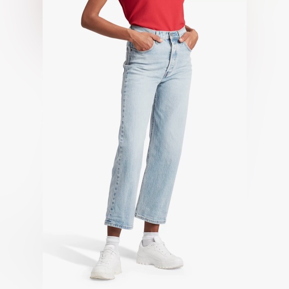 Levi’s Ribcage Straight Jeans in Tango Light | Size 29 - Picture 1 of 4